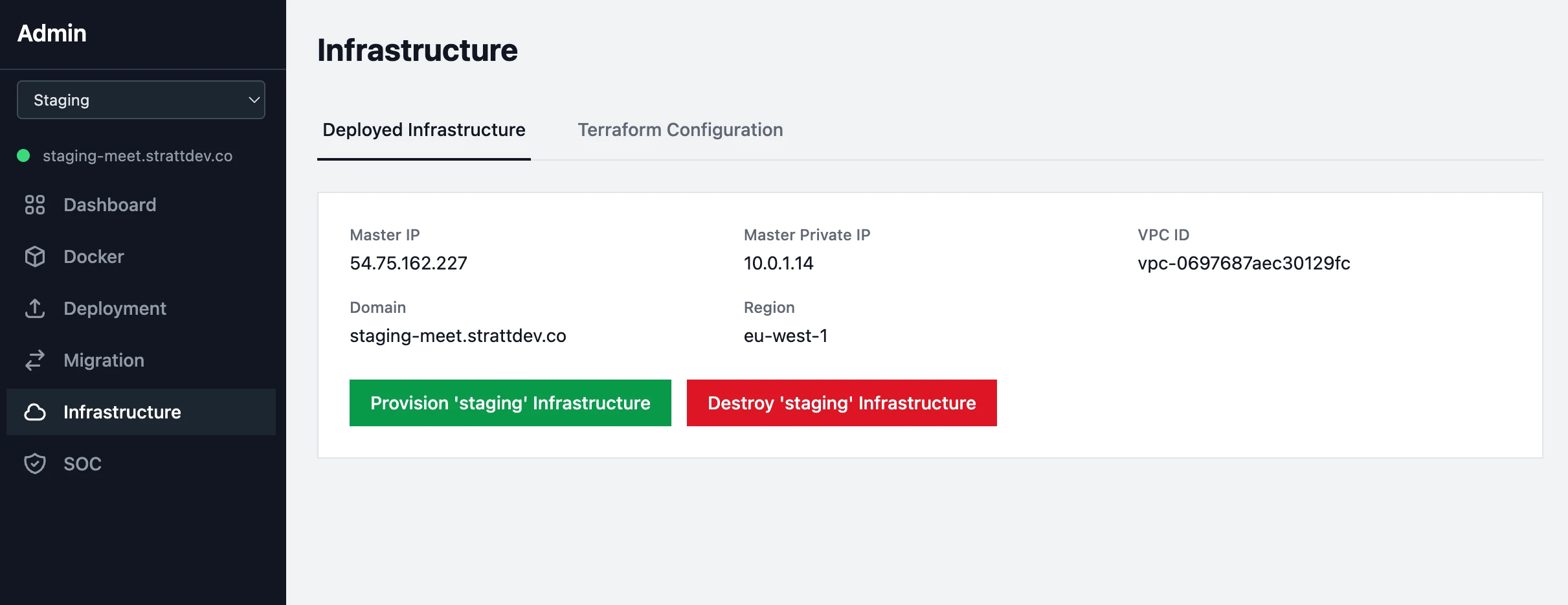 Terraform Infrastructure Management